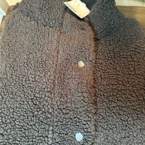 H&M Brown Teddy Jacket